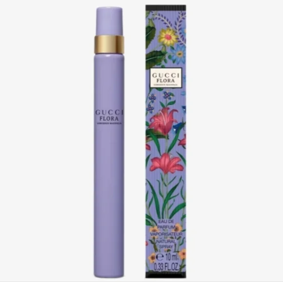 NWT Gucci Flora Gorgeous Magnolia Travel Perfume 10ml - Picture 1 of 7